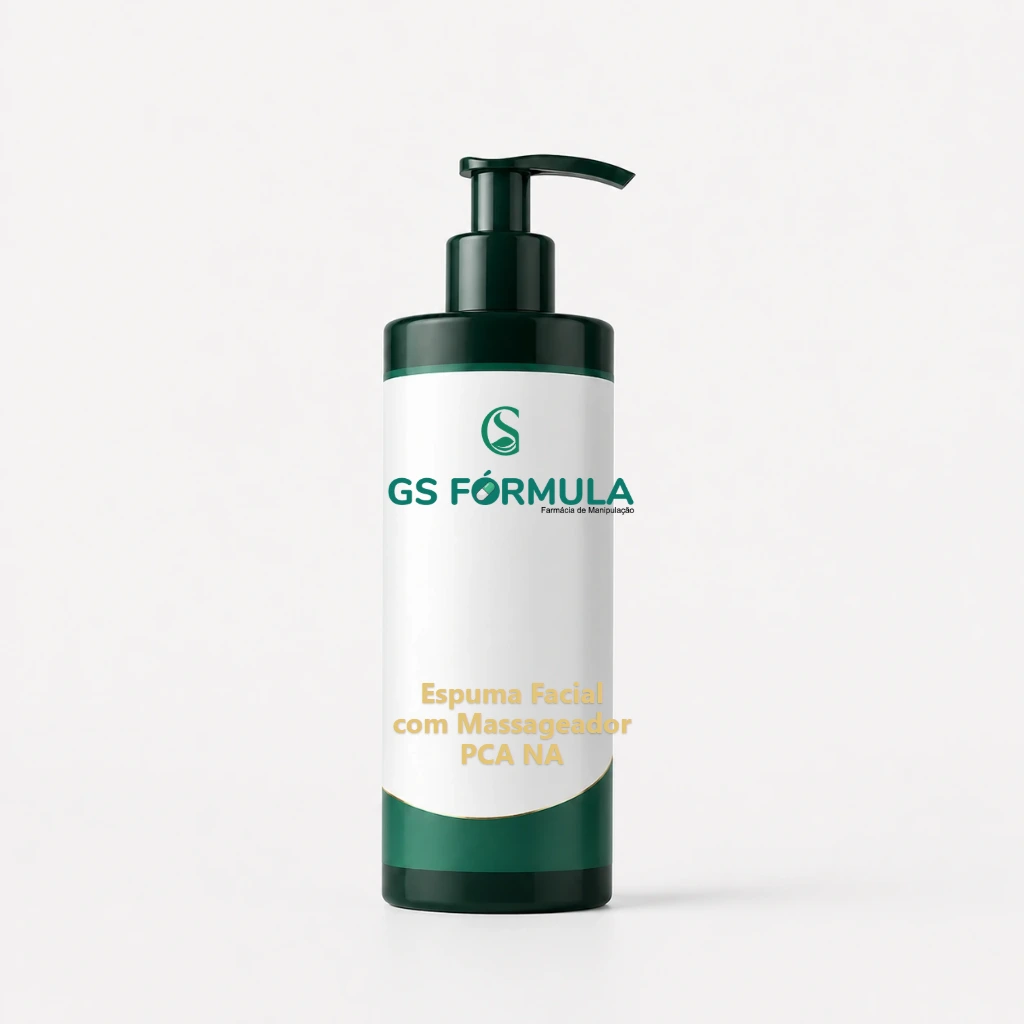 Espuma Facial com Massageador PCA NA