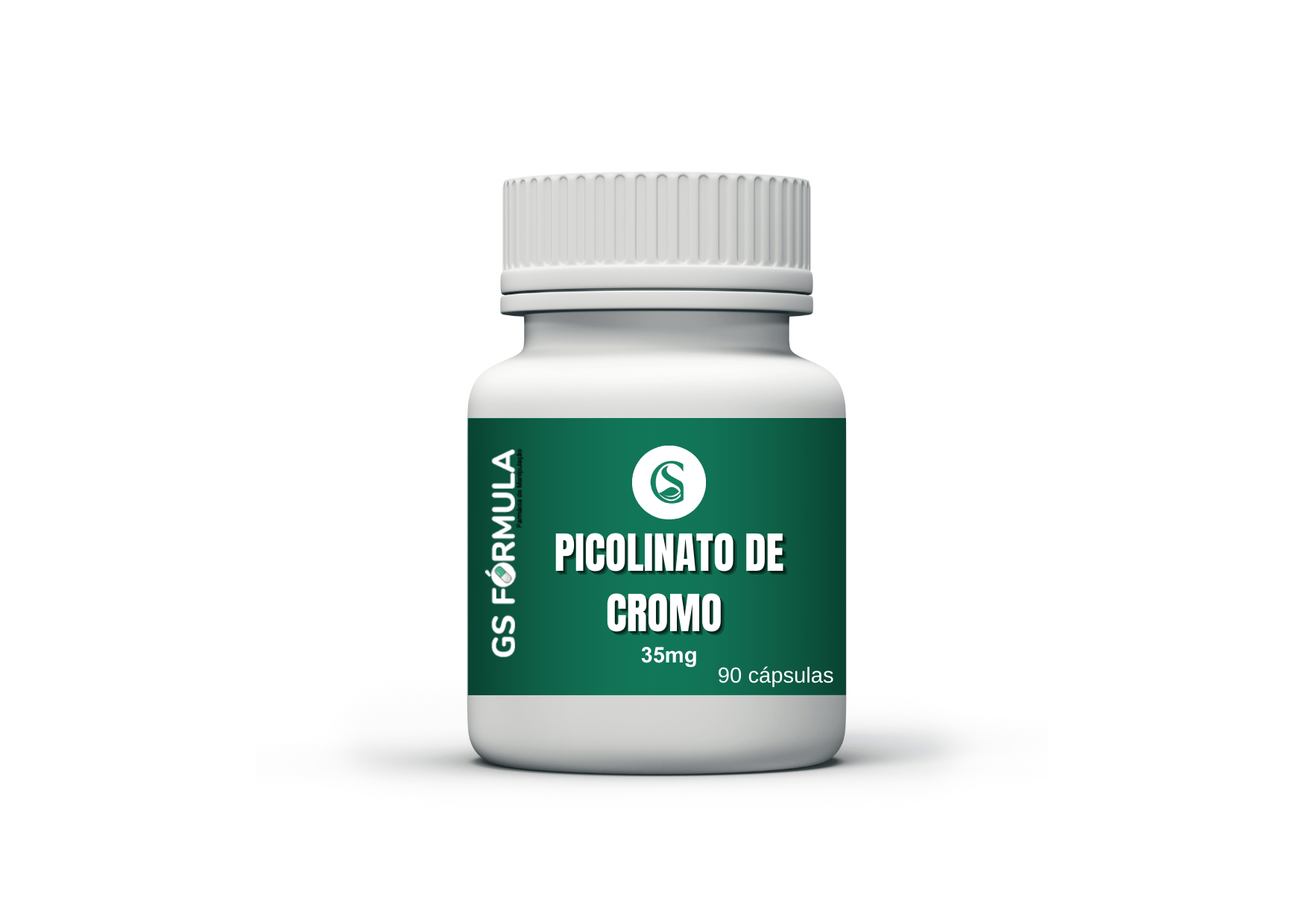 Picolinato de Cromo 35mg - 90 Cápsulas