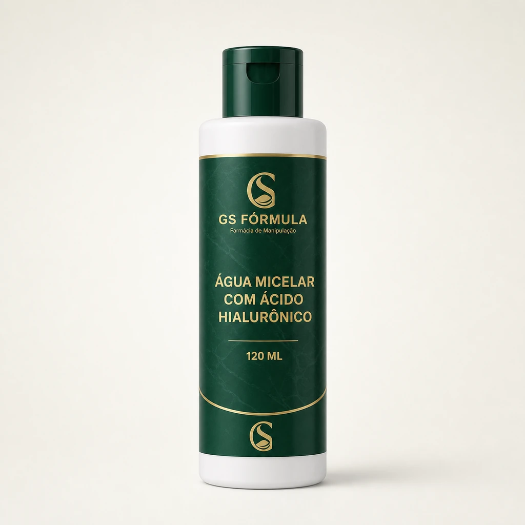 Água Micelar com Ácido Hialurônico Nanoencapsulado 120ml