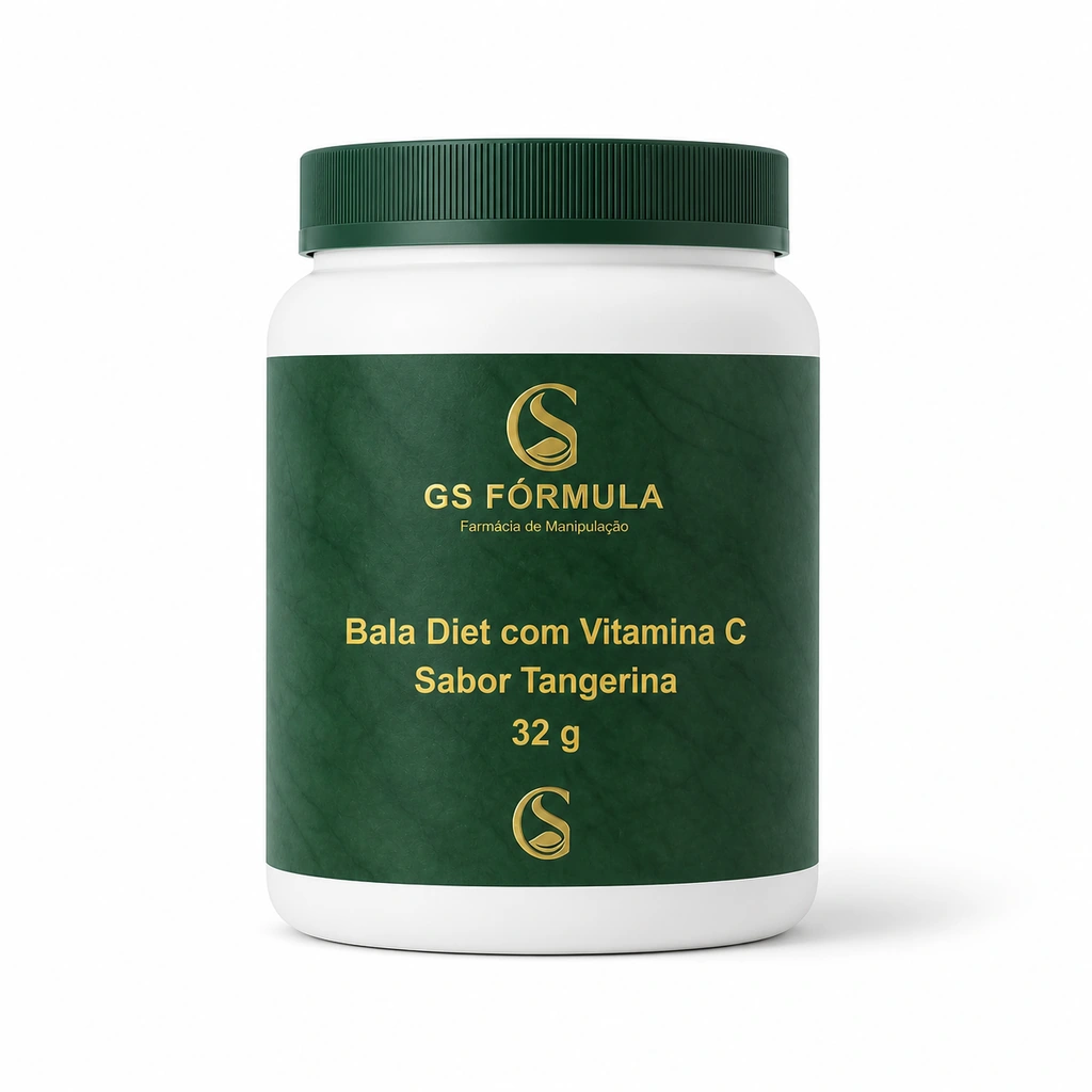 Bala diet com vitamina c (sabor tangerina) 32g nutrition