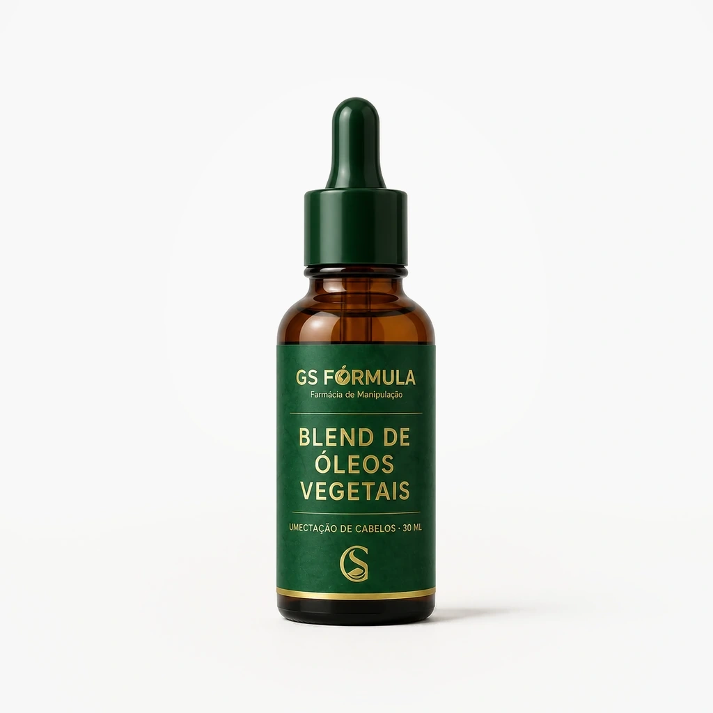 Blend de Óleos Vegetais para Umectação de Cabelos 30ml