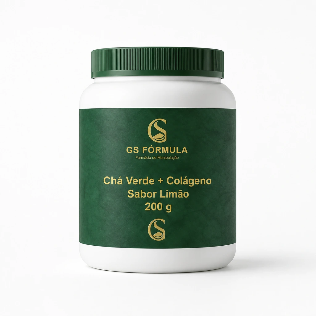 Chá Verde com Colágeno Sabor Limão 200g Nutrition