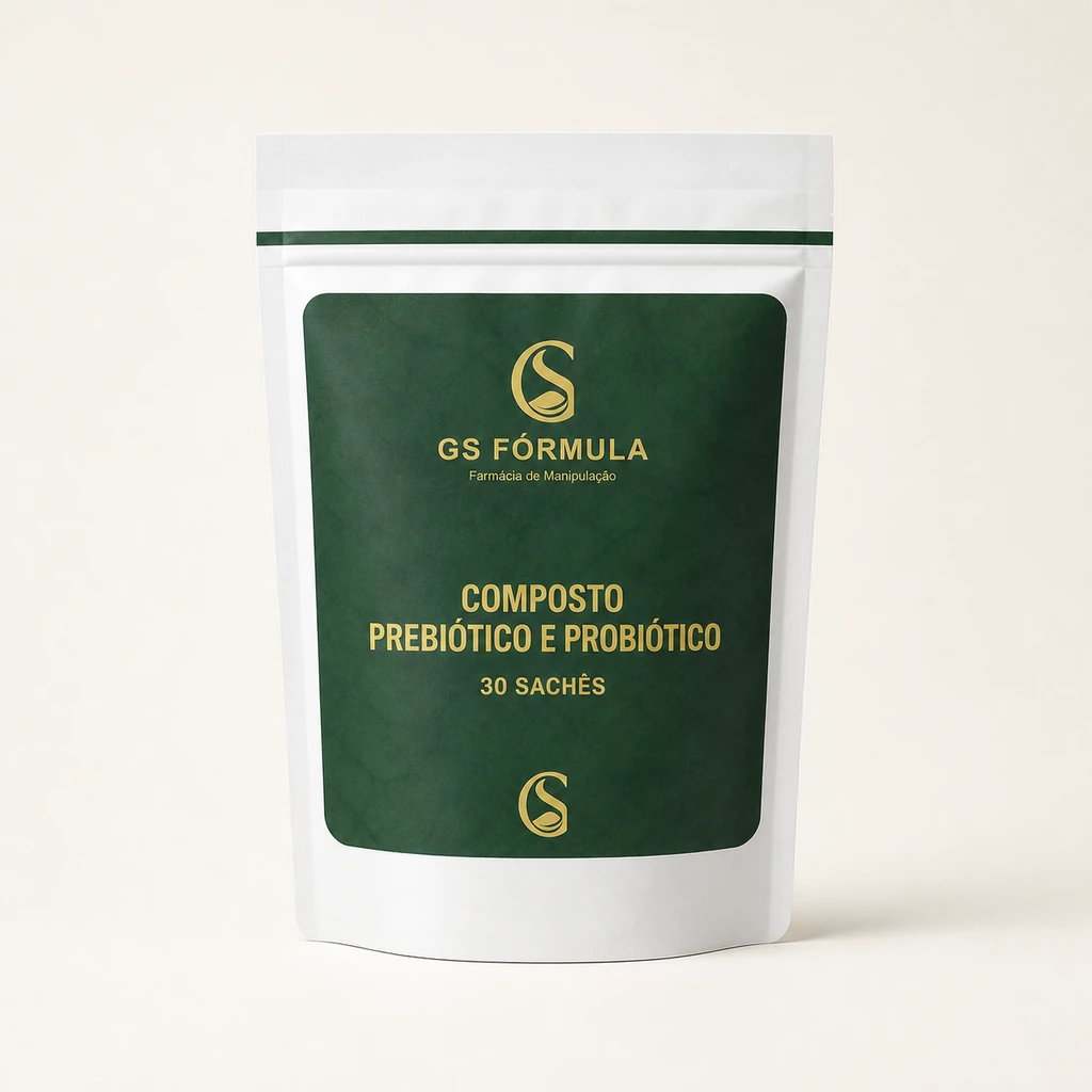 Composto Prebiótico e Probiótico 30 sachês