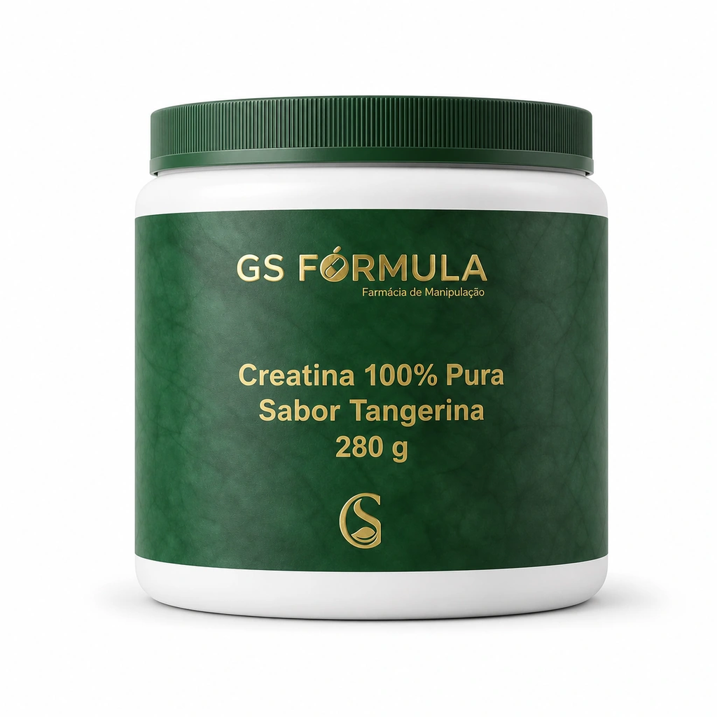Creatina Sabor Tangerina 280g - 100% Pura