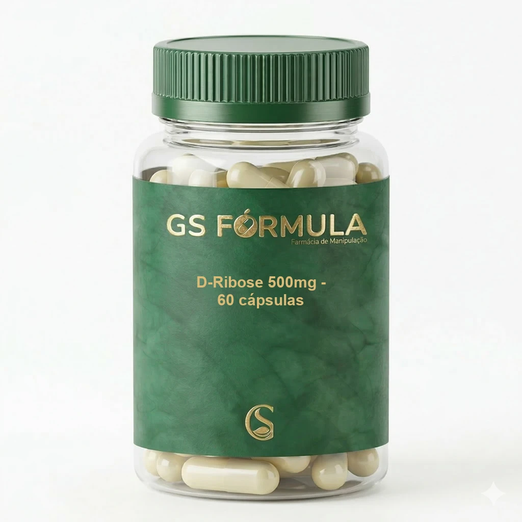 D-Ribose 500mg - 60 Cápsulas