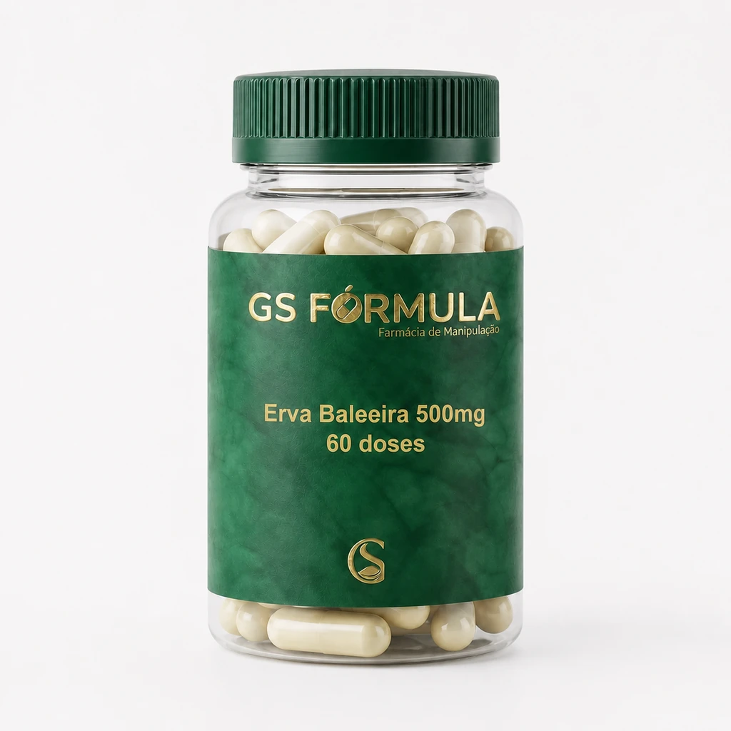 Erva baleeira 500mg 60 Doses