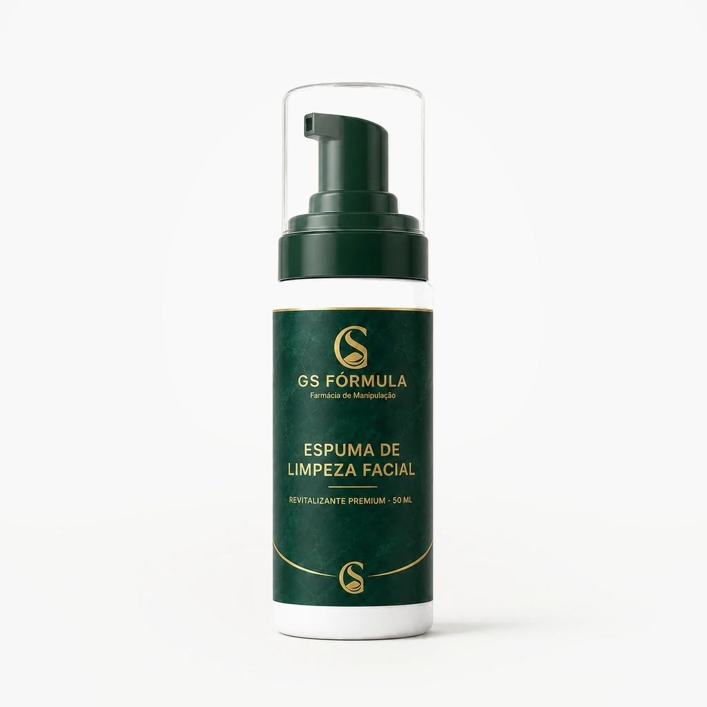 Espuma de limpeza facial revitalizante premium 50 ml