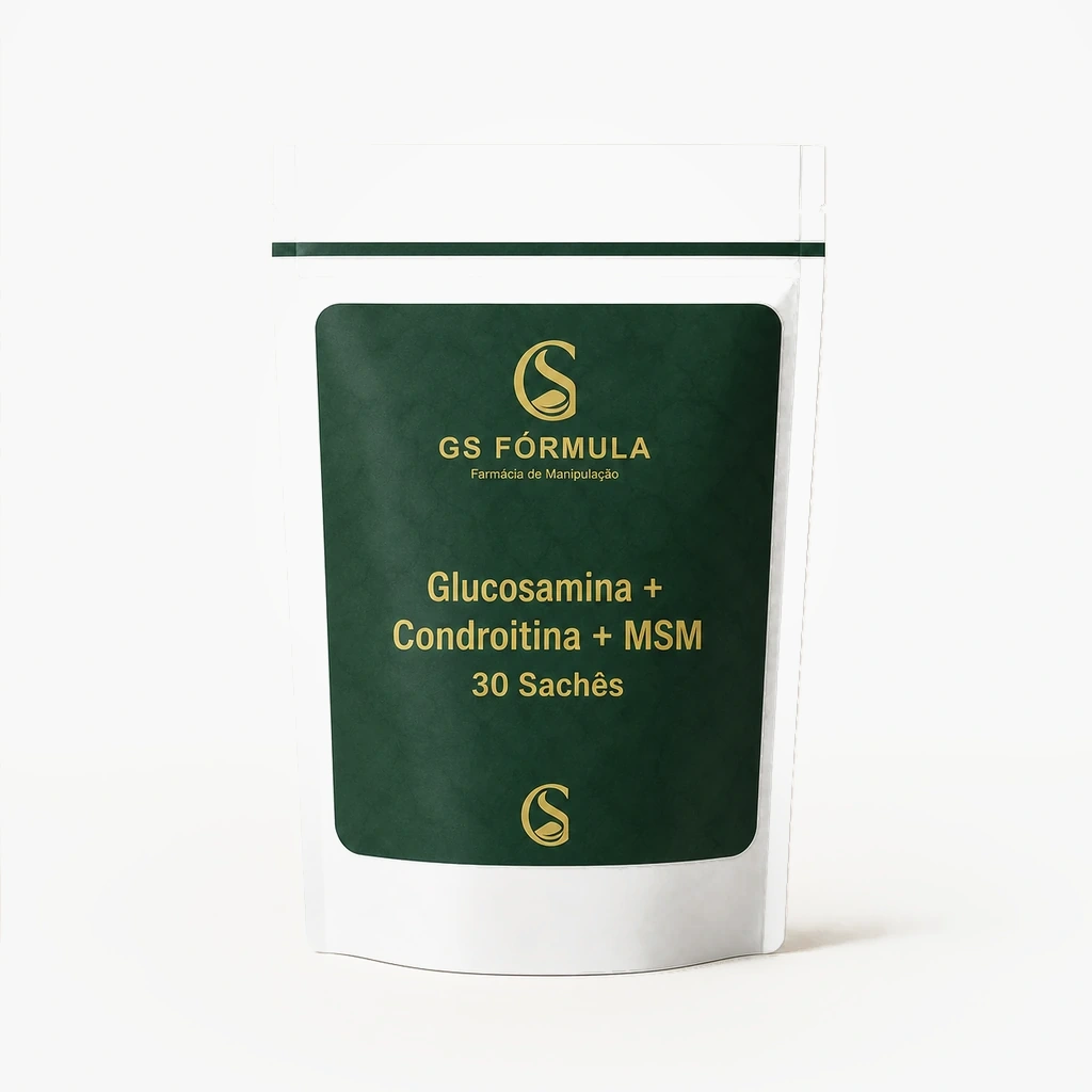 Glucosamina + Condroitina + MSM 30 Sachês