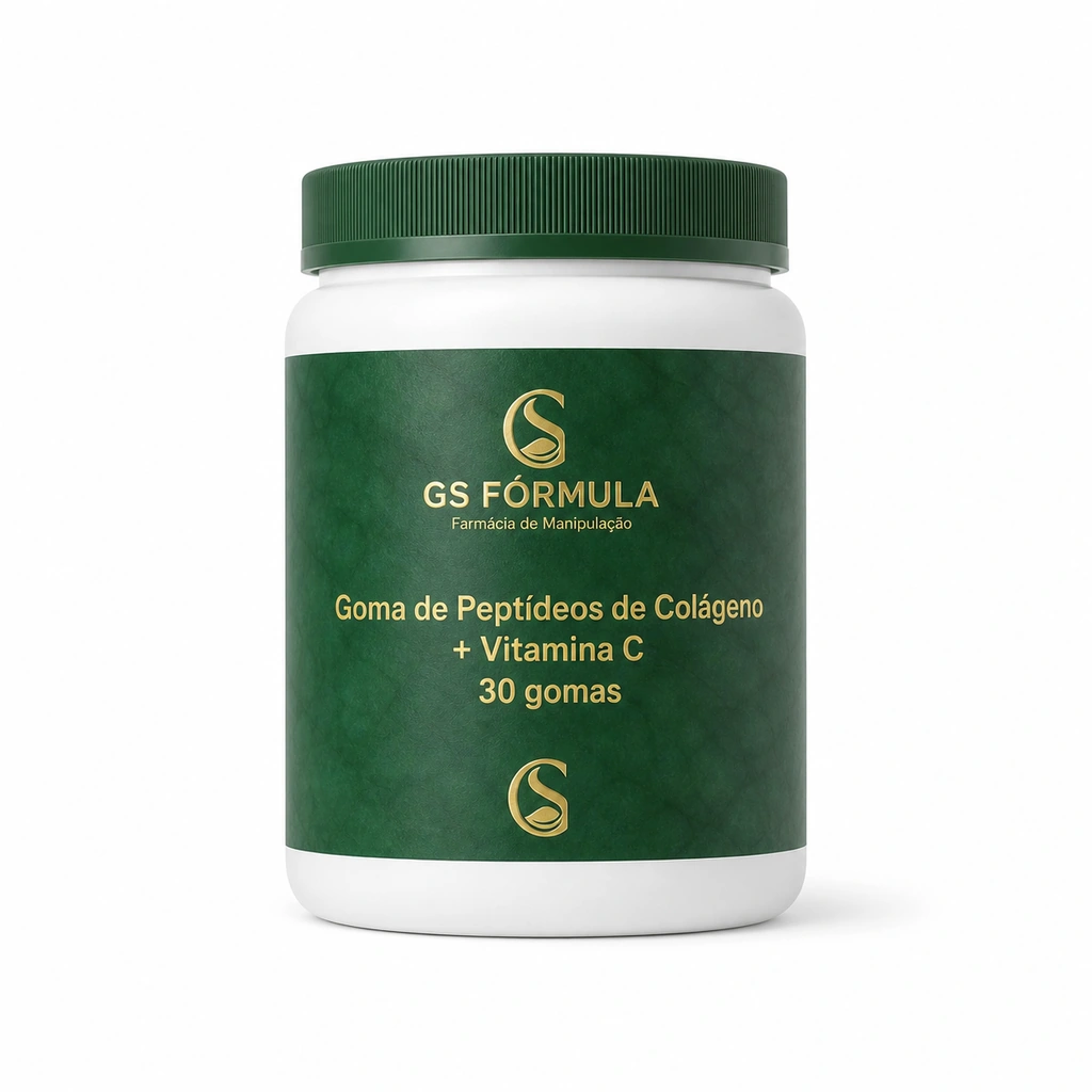 Goma de Peptídeos de Colágeno com Vitamina C 30 Gomas