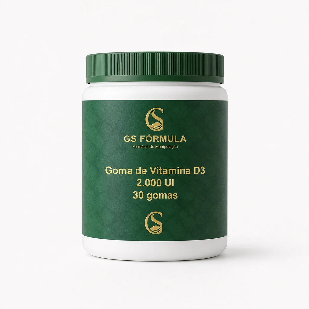 Goma de Vitamina D3 2000UI - 30 gomas