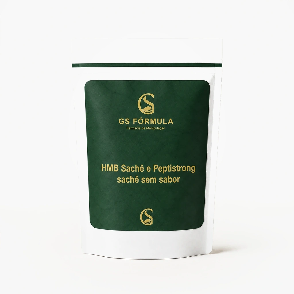 HMB Sachê e Peptistrong sachê sem sabor