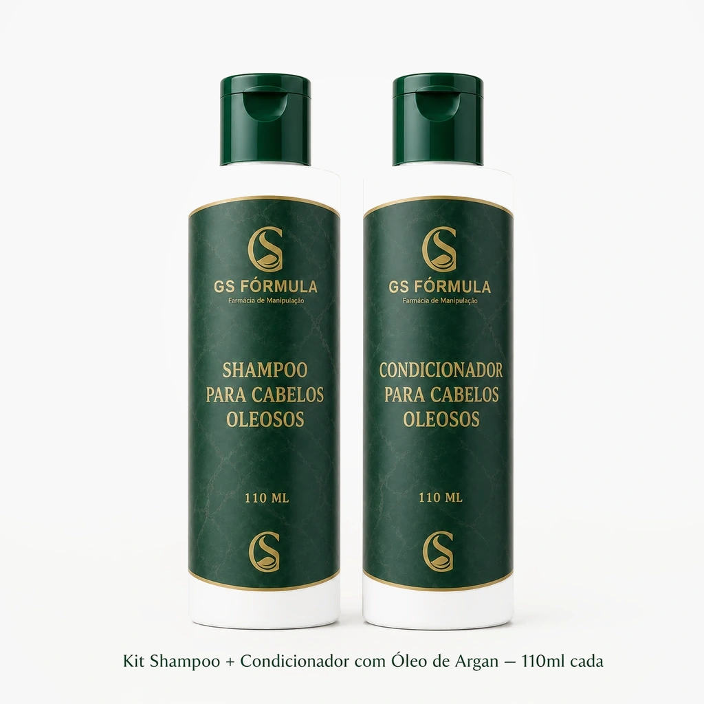 Kit Shampoo + Condicionador com Óleo de Argan — 110ml cada