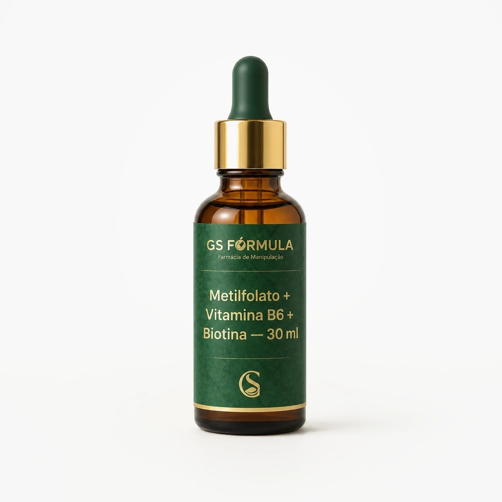 Metilfolato + Vitamina B6 + Biotina — 30 ml