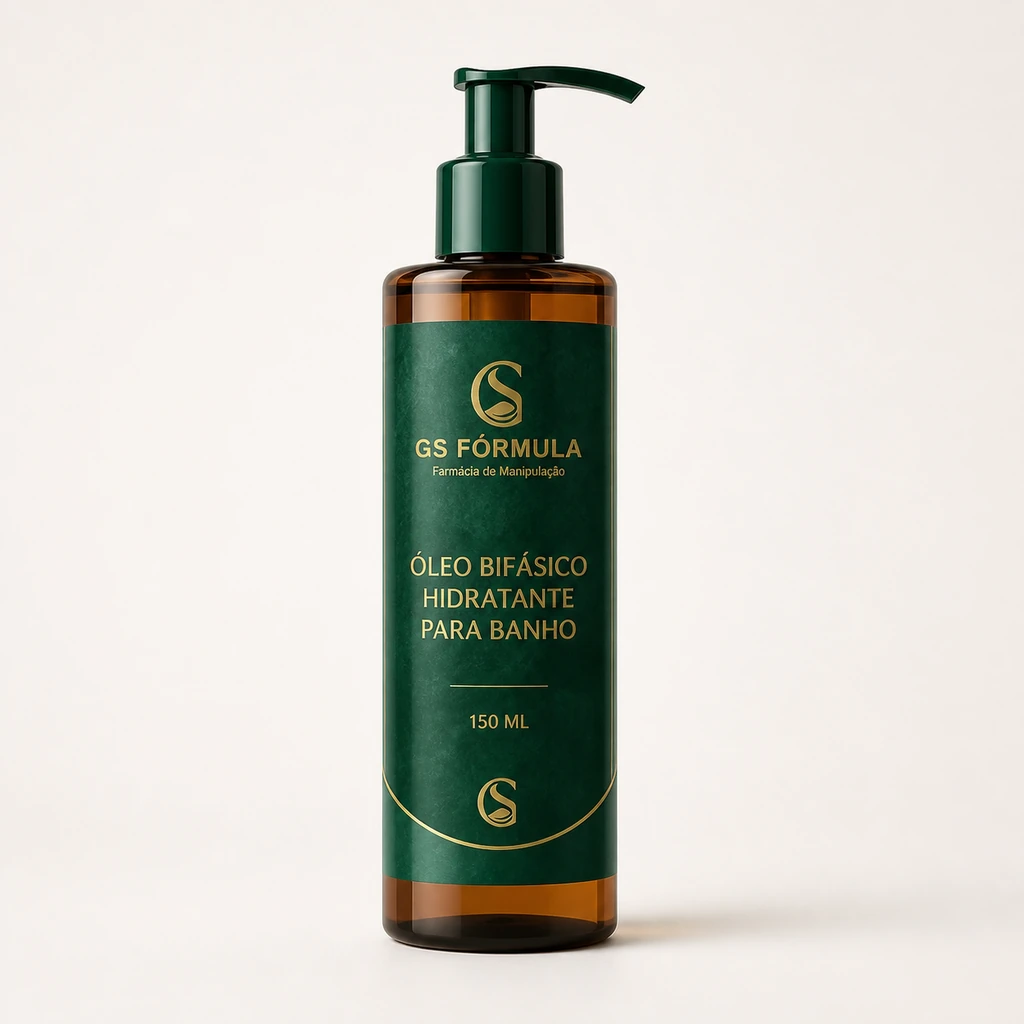 Óleo bifásico hidratante para banho 150ml