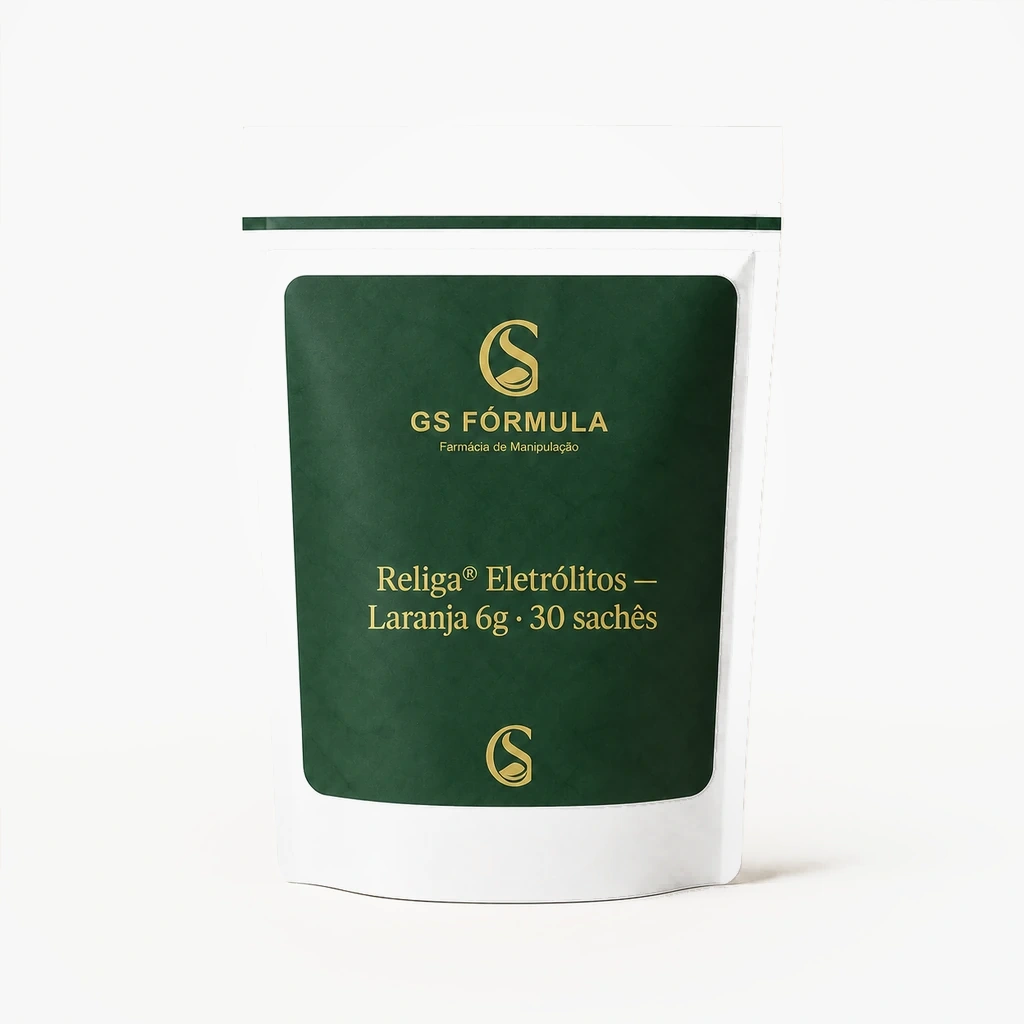 Religa® Eletrólitos — Laranja 6g · 30 sachês