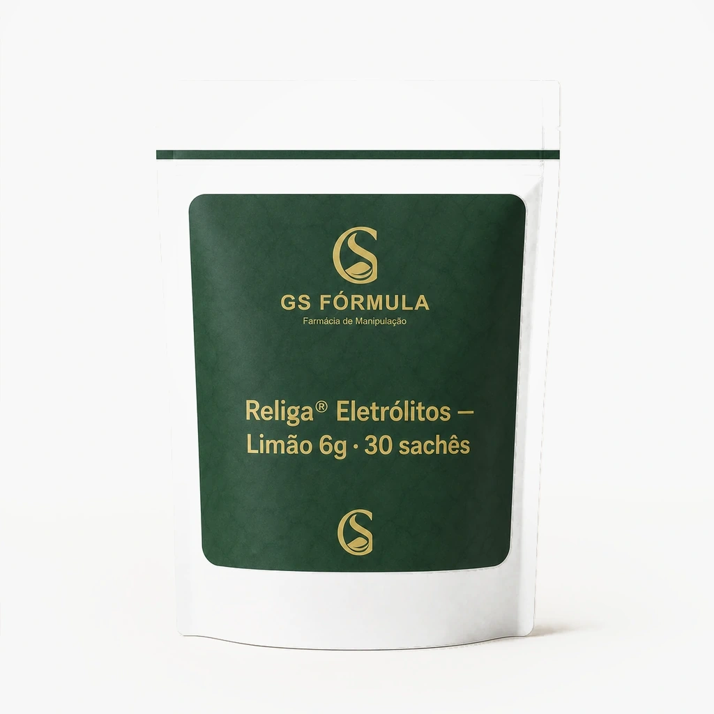 Religa® Eletrólitos — Limão 6g · 30 sachês