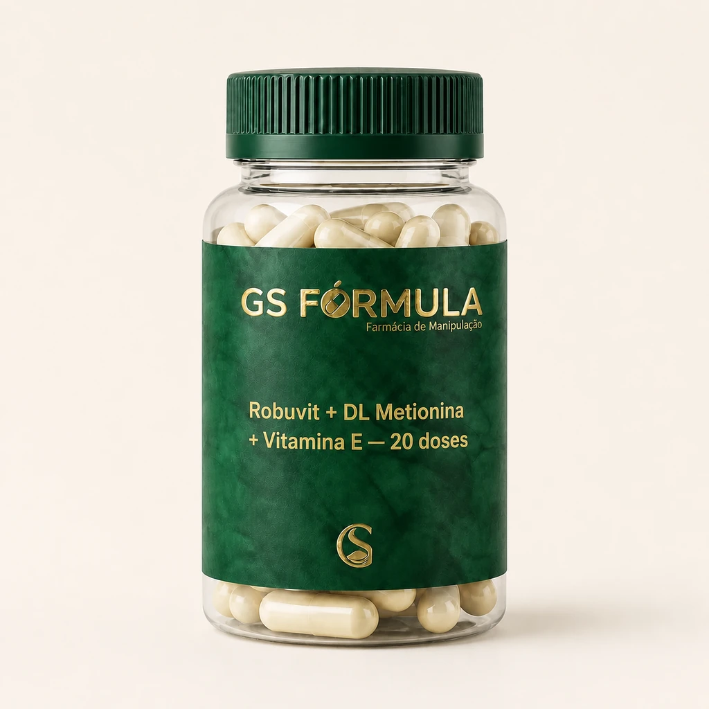 Robuvit + DL Metionina + Vitamina E — 20 doses