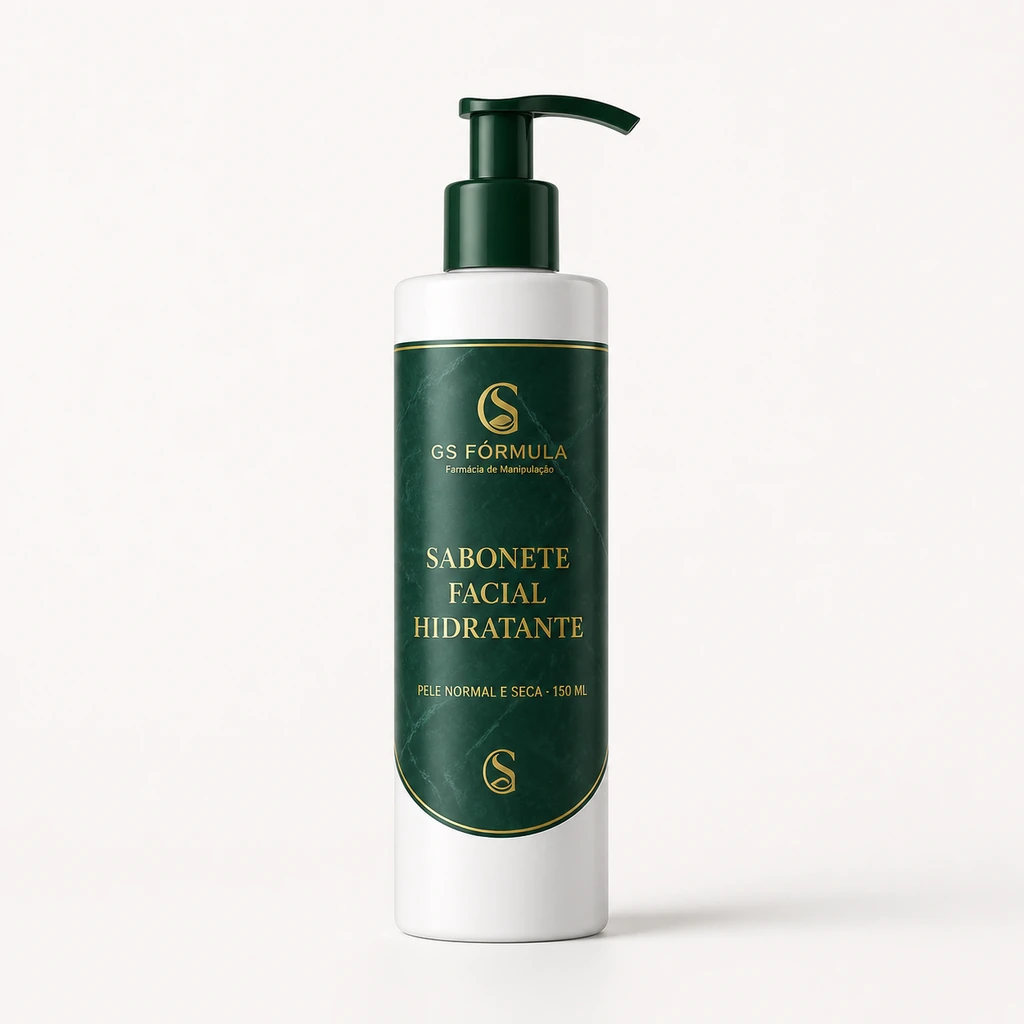 Sabonete Facial Hidratante - Pele Normal e Seca GS Capilar 150ml