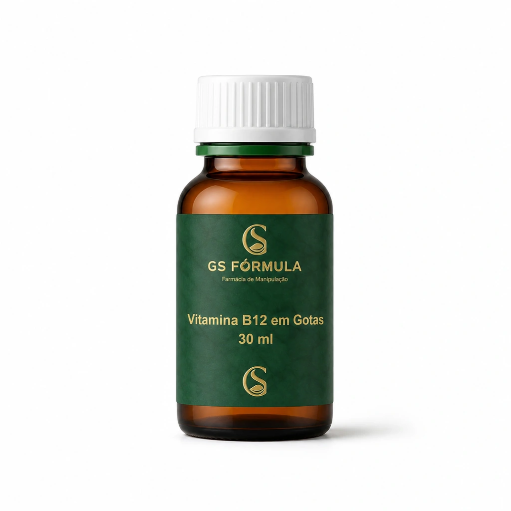 Vitamina B12 em Gotas 30ml - Nutrition