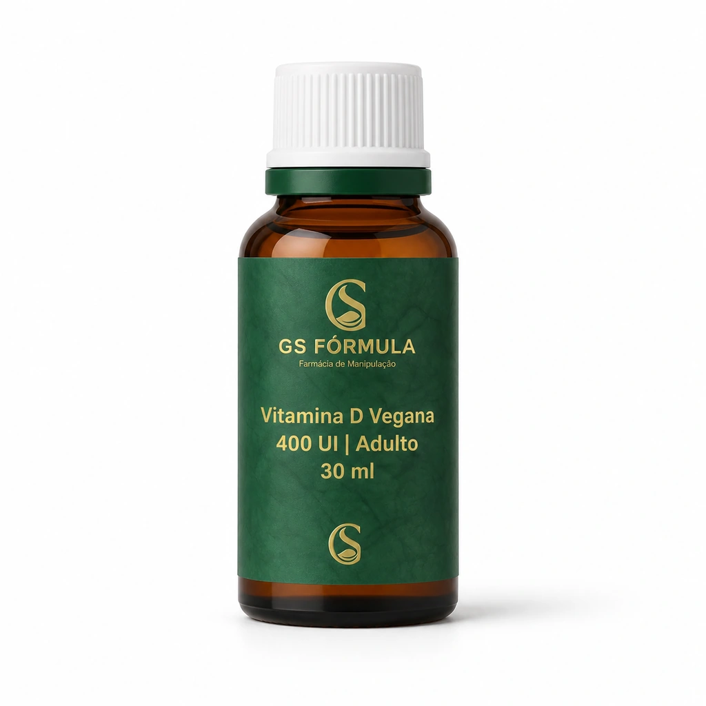 Vitamina D Vegana 400UIs 30ml - Adulto